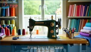 getting started with sewing