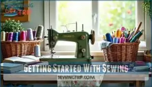 getting started with sewing