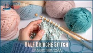 half brioche stitch