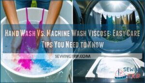 hand wash machine wash viscose