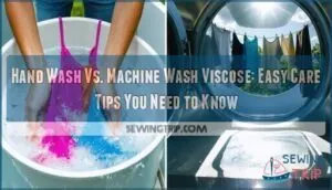 hand wash machine wash viscose
