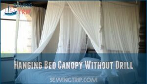 hanging bed canopy without drill