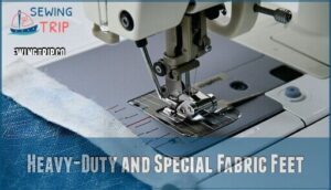 heavy-duty and special fabric feet
