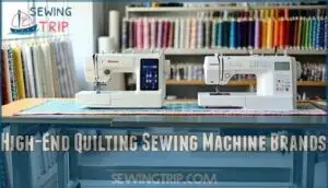 high-end quilting sewing machine brands