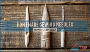 homemade sewing needles