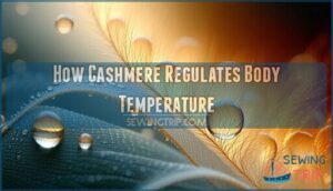 how cashmere regulates body temperature