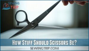 how stiff should scissors be