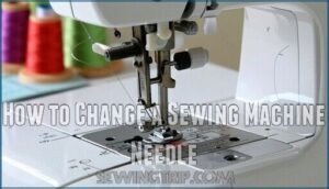 how to change a sewing machine needle