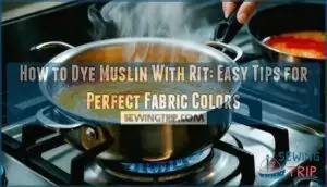 how to dye muslin with rit
