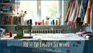how to enjoy sewing