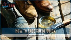 how to fade suede quick