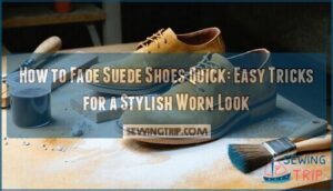 how to fade suede shoes quick