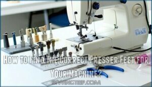 how to find the correct presser feet for your machine