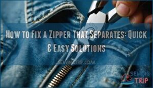 how to fix a zipper that separates