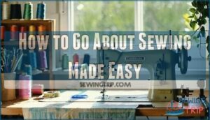 how to go about sewing