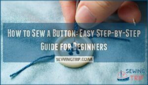 how to sew a button