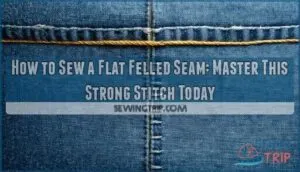 how to sew a flat felled seam
