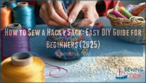 how to sew a hacky sack