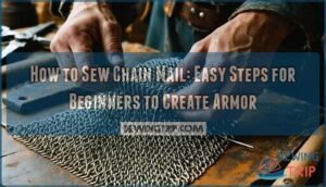 how to sew chain mail