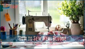 how to sew meri blouse