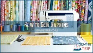 how to sew napkins