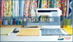 how to sew napkins