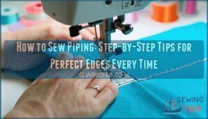 how to sew piping