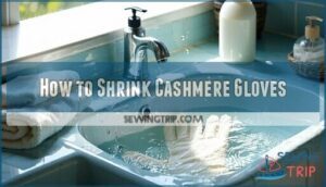 how to shrink cashmere gloves