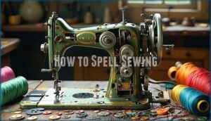 how to spell sewing