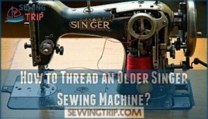 how to thread an older singer sewing machine