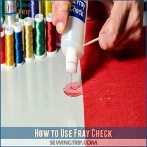 how to use fray check how to use fray check