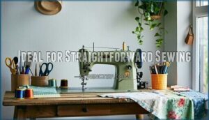ideal for straightforward sewing