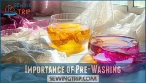 importance of pre-washing
