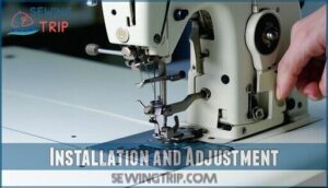 installation and adjustment installation and adjustment