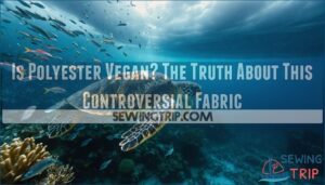 is polyester vegan