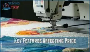 key features affecting price