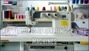 key features of quilting sewing machines