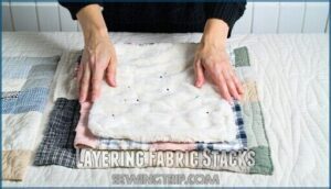 layering fabric stacks