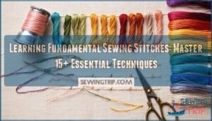learning fundamental sewing stitches