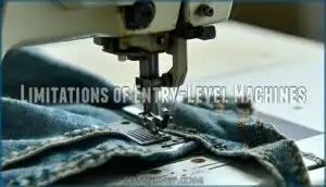 limitations of entry-level machines