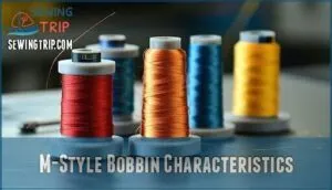 m-style bobbin characteristics m-style bobbin characteristics