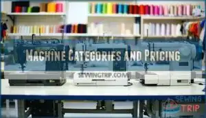 machine categories and pricing