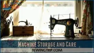 machine storage and care