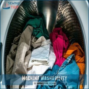 machine washability machine washability