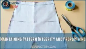 maintaining pattern integrity and proportions