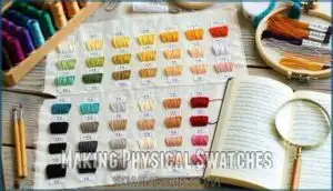 making physical swatches