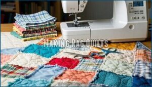 making rag quilts