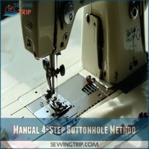 manual 4-step buttonhole method manual 4-step buttonhole method