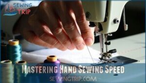 mastering hand sewing speed