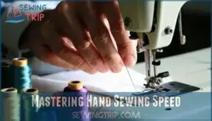 mastering hand sewing speed